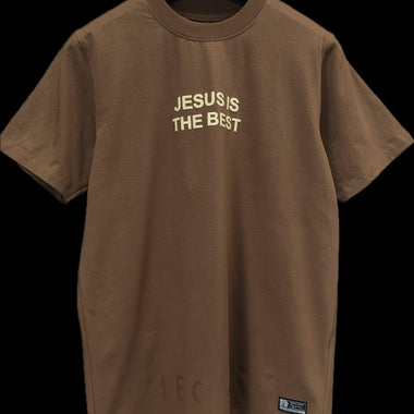 Basic Premium - BF - Tela Fría - Camisa Unisex Marrón- Jesus is the Best