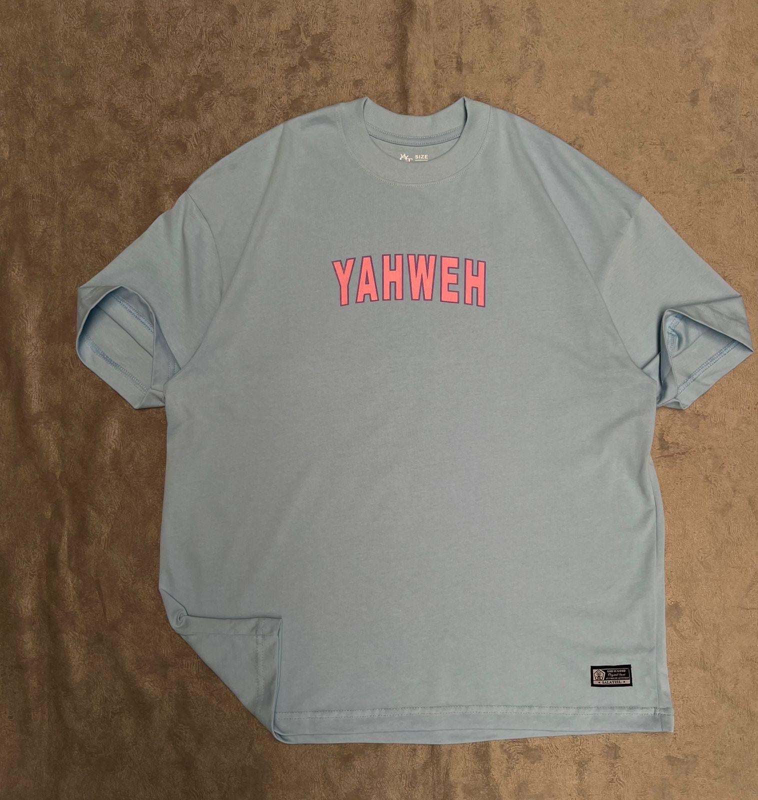 Premium Oversized Shirt Light Blue - Yahweh / Only 1 Left - Camisa Azul Claro
