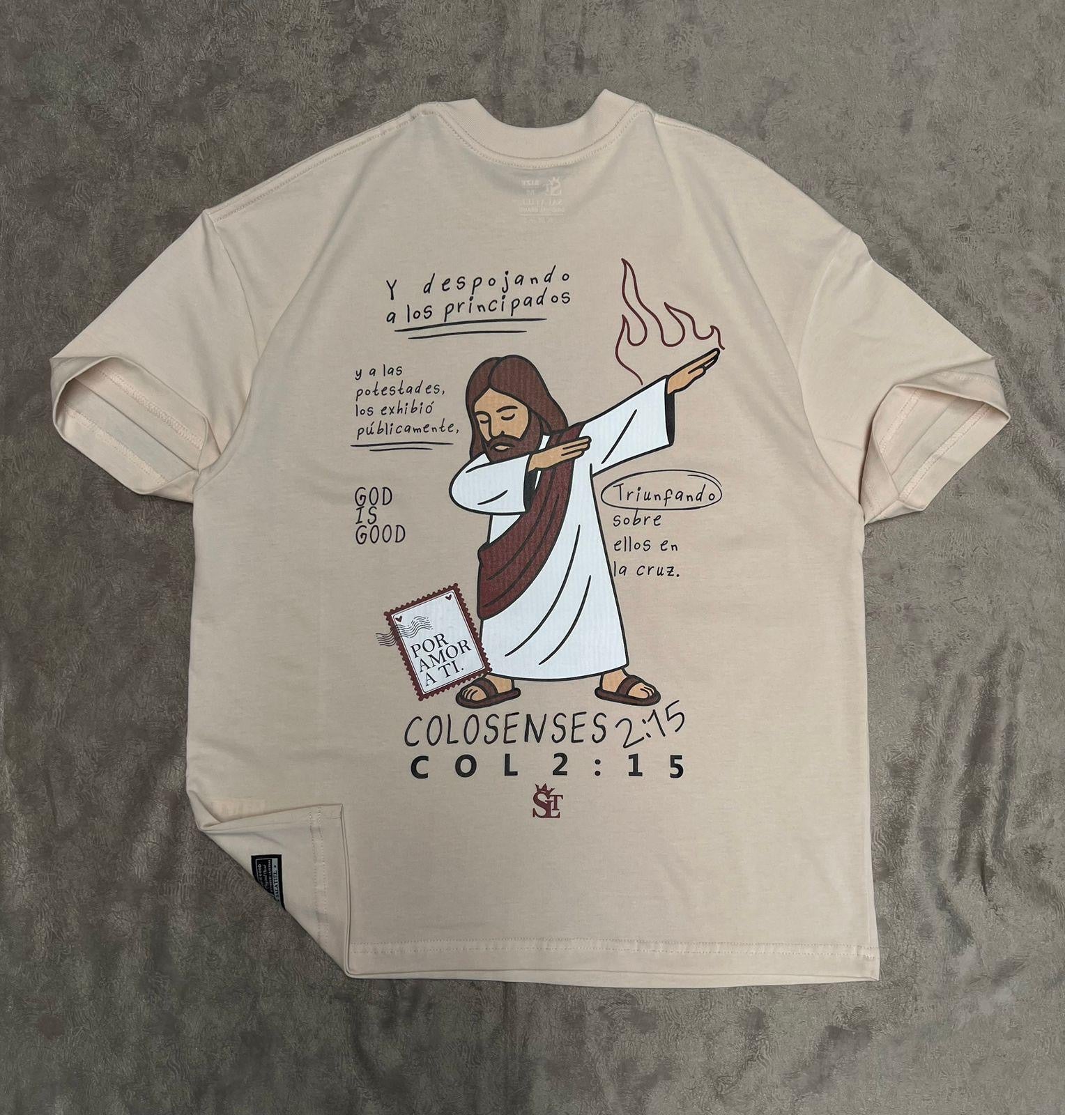 Camisa Premium Oversized Crema - Colosenses 2:15