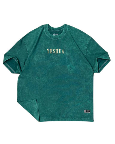 ⚠️ LAST UNIT - Premium Regular Acid Wash Shirt - Yeshua - Mint Green - Camisa Unisex