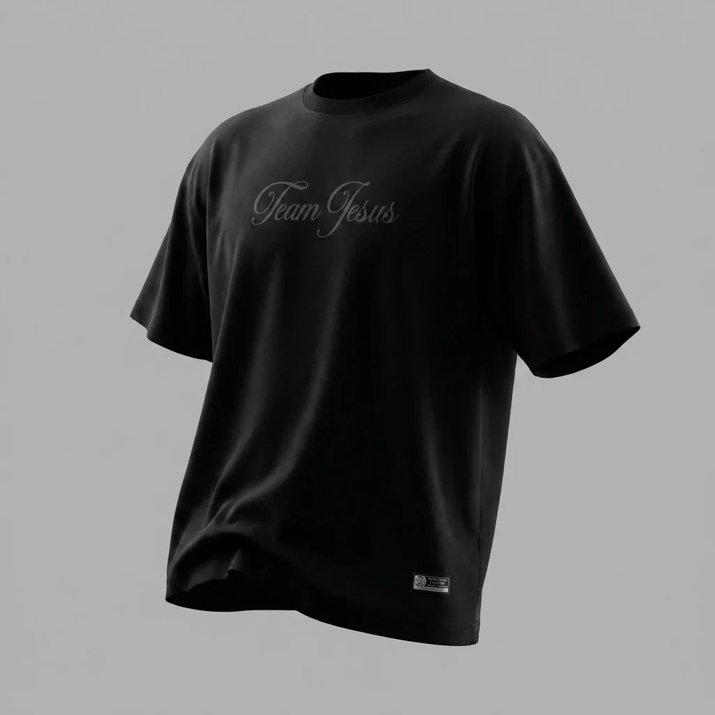 After the Fire DROP — Team Jesus Tela Fría Negra