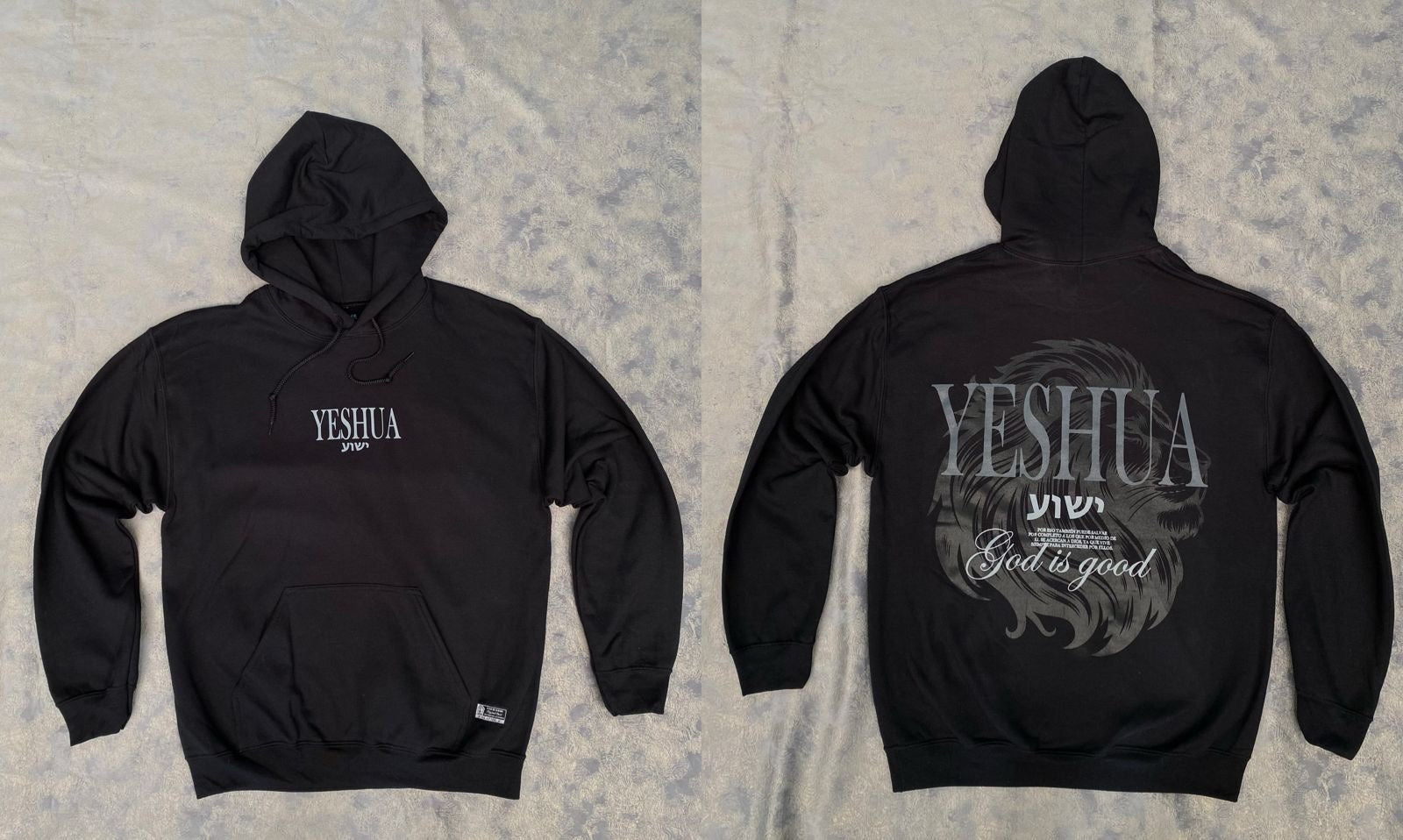 ⚠️ LAST UNIT - Hoodie - Yeshua Black / LAST UNIT