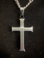 Collar Cruz Gálatas 2:20 - Plata