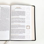 RVR 1960 Biblia del Pescador: Edición liderazgo, negro piel fabricada: Edición liderazgo