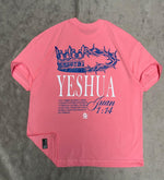Camisa Premium - Yeshua - Oversized Rosa - Juan 1:14