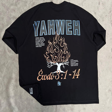 Camisa Premium Oversized Negra - Yahweh