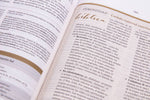 RVR 1960 Biblia de Estudio para Mujeres, azul floreado tela impresa con índice