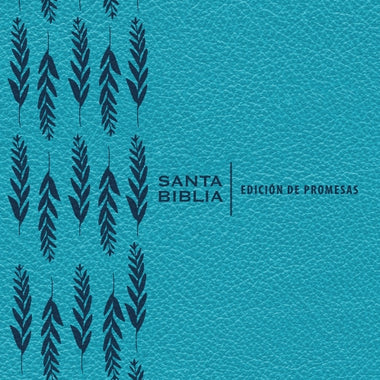 Santa Biblia de Promesas RVR-1960, Letra Gigante, Piel especial, Turquesa