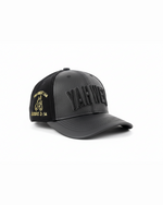 Black Leather Cap /  Gorra Cuero Negra - Yahweh