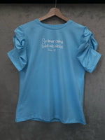 BF - Camisa damas azul claro - Su amor