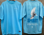 50% OFF - Premium - Semi Oversized - Camisa Unisex Azul Claro - Holy Spirit