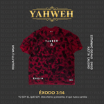 Premium Regular Fit Acid Wash Shirt - Yahweh - Exodus 3:14 / Camisa Premium Regular Fit Acid Wash - Yahweh - Éxodo 3:14