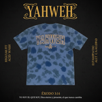 Premium Regular Fit Acid Wash Shirt - Yahweh Navy Blue - Exodus 3:14 / Camisa Premium Regular Fit Acid Wash - Yahweh Azul Marino - Éxodo 3:14