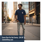 Game Over Navy Blue Shirt - Instagram Post