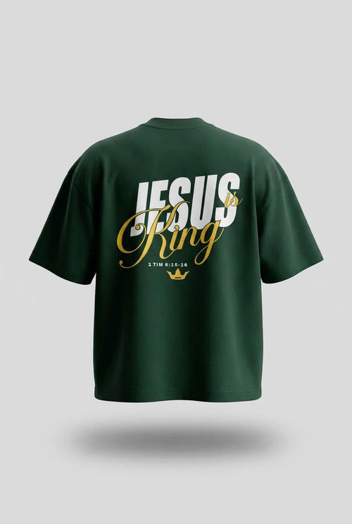 After the Fire DROP — Jesus is King Tela Fría Verde